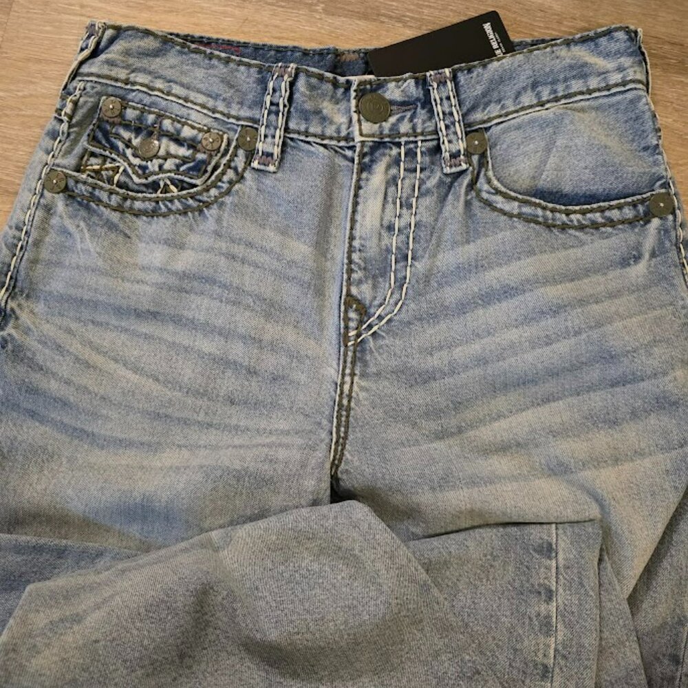 TRUE RELIGION VINNY QUAD SUPER T ULTRA BAGGY JEAN SZ 32 BNWT - Picture 8 of 9